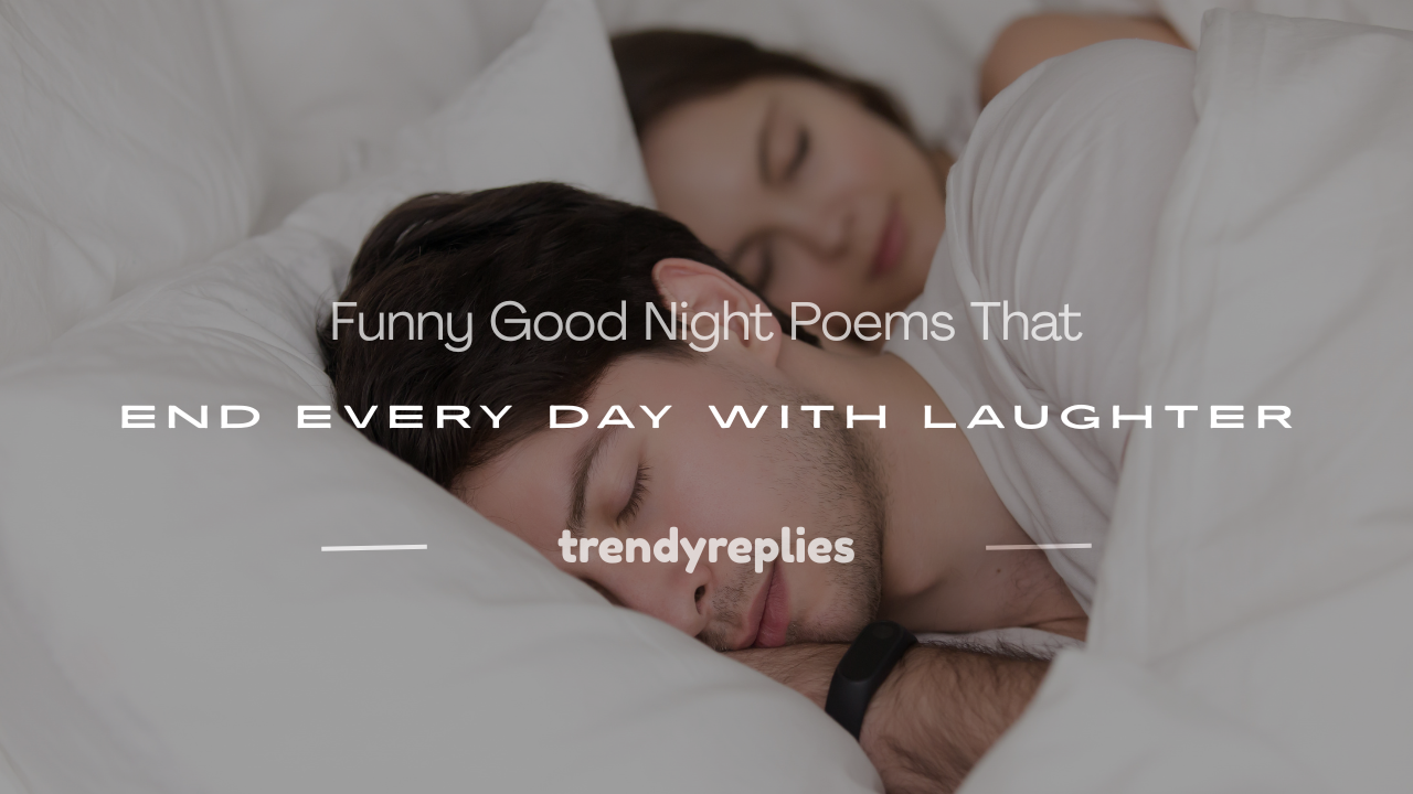 funny good night poems