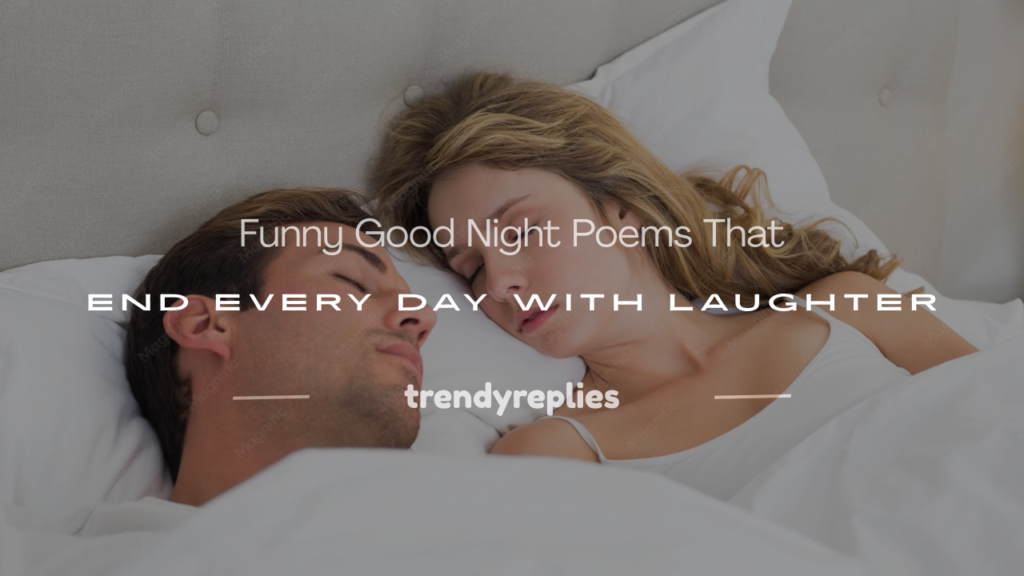 funny good night poems