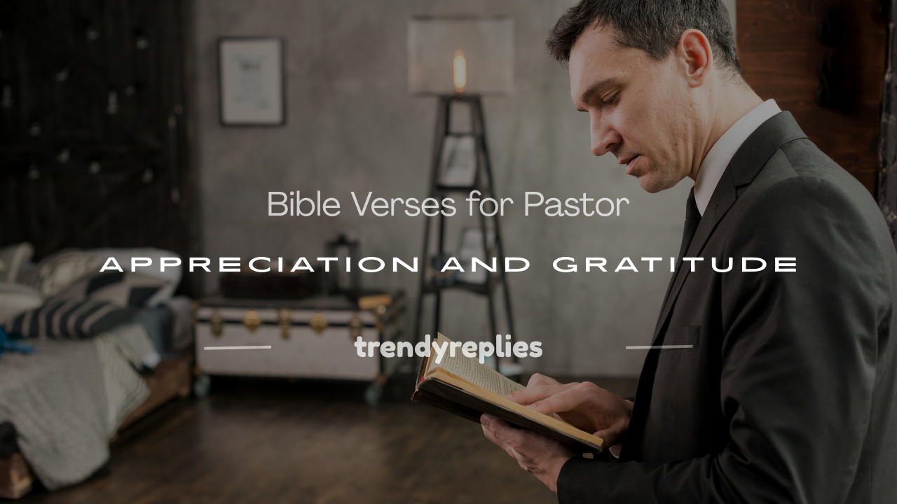 bible verses about pastors appreciation