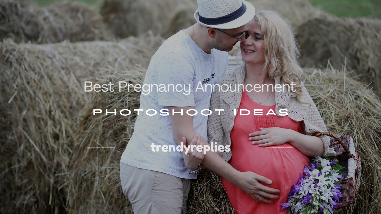 pregnancy announcement photoshoot